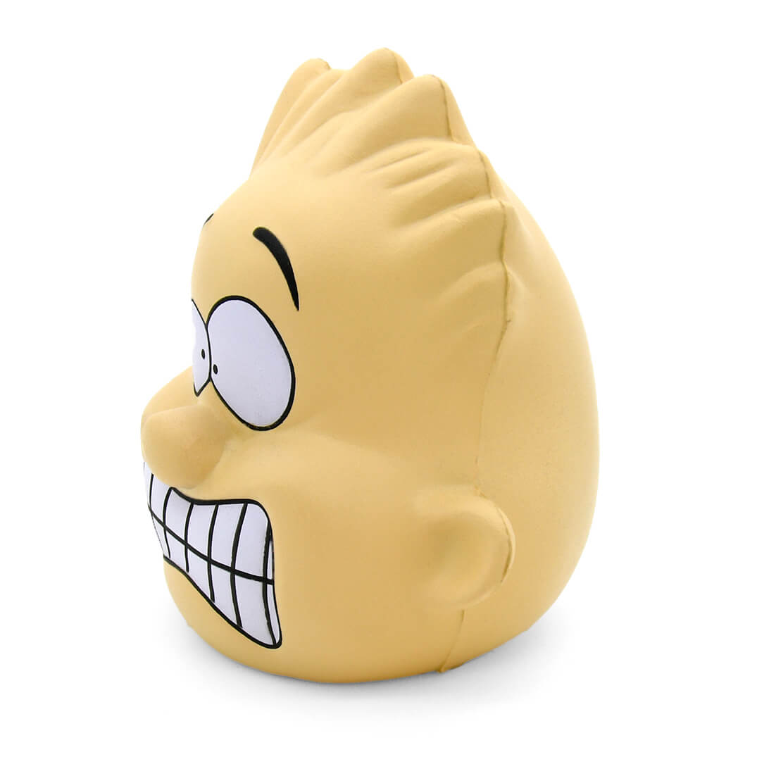 Crazy Face Male Stress Ball Side View