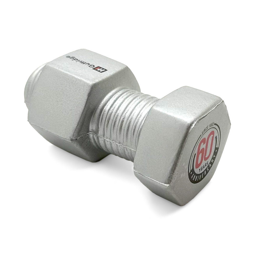 Nut and Bolt Stress Ball - Front View - Alternate