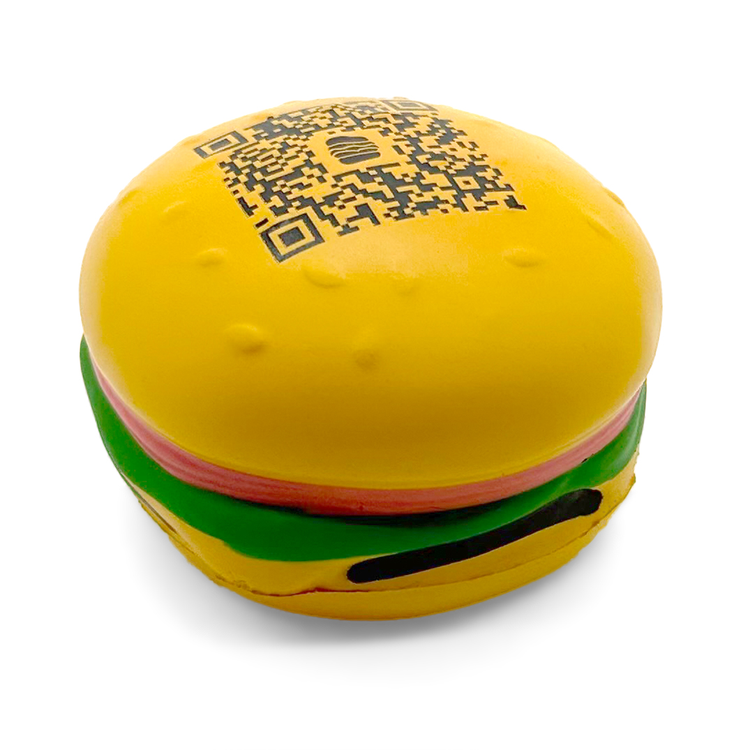 Burger Stress Ball - Side View