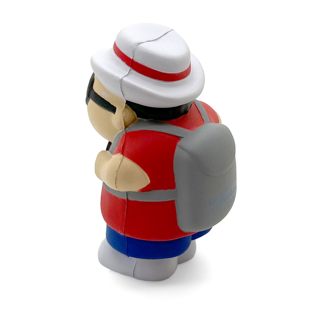 Tourist Shaped Stress Ball - Side View