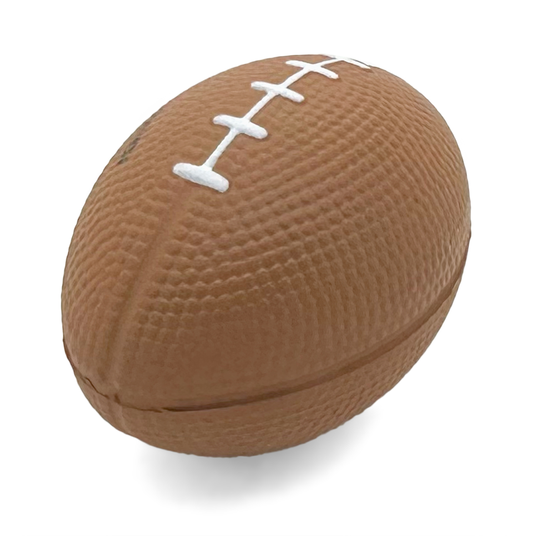 American Football Stress Ball End View