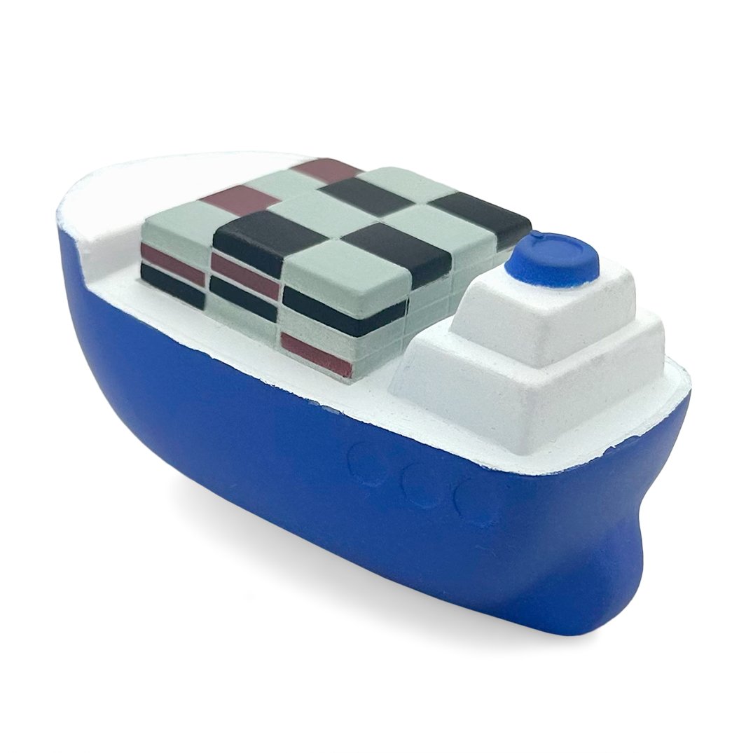 Container Ship Stress Ball Rear Stern View