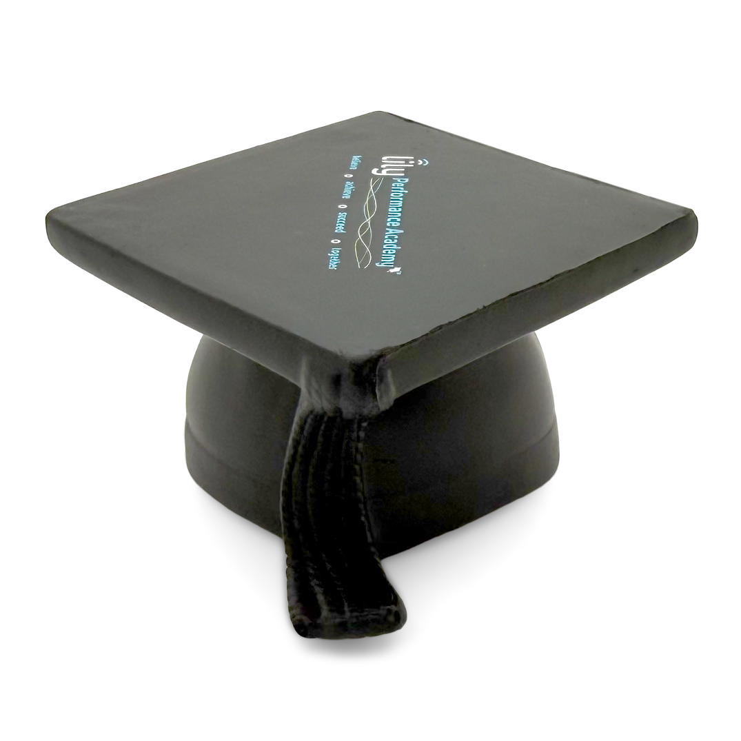 Graduation Mortar Board Stress Ball Tassel Side