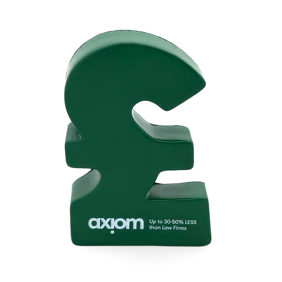 Pound sign shaped stress ball in green