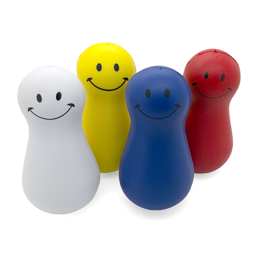Wobbler stress ball shape with logo