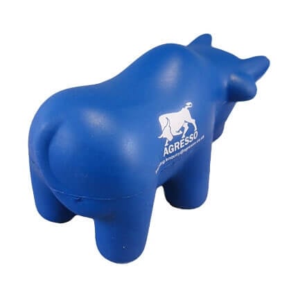 Bull stress toy back view