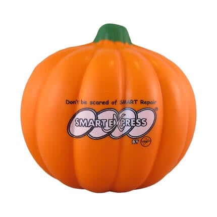 Pumpkin Stress Ball Rear with print