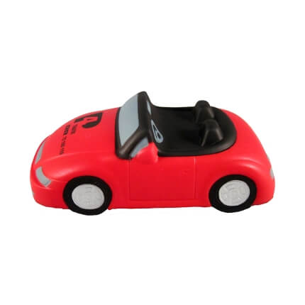 Red Sports Car Cabriolet View