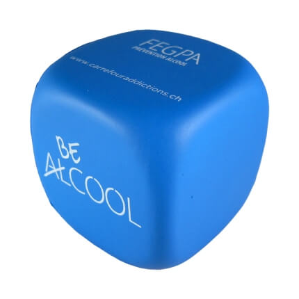 Blue Decision Dice Stress Ball