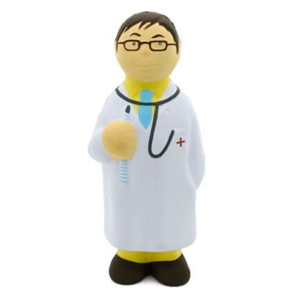 Doctor stress toy front view