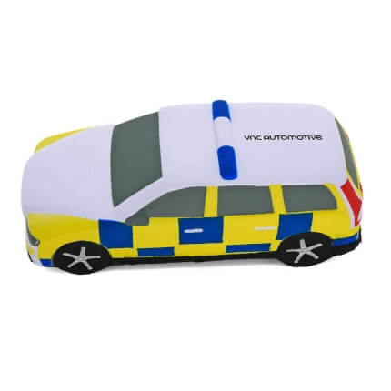 Police Car Shaped Stress Ball Side View