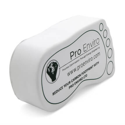 Carbon Footprint Stress Ball End View