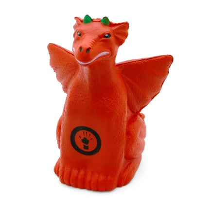 Red Dragon Stress Ball Front View