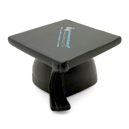 Graduation Mortar Board Stress Ball Tassel Side