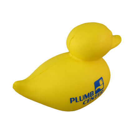 Duck stress ball shape back view