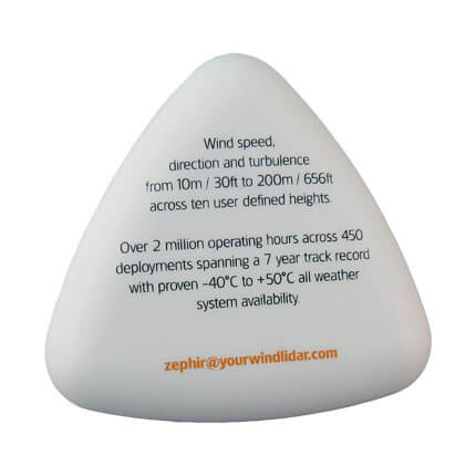 Pyramid shape stress ball base print area