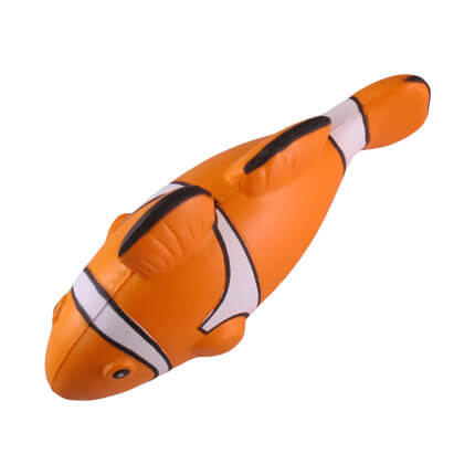 Clown fish stress ball top view