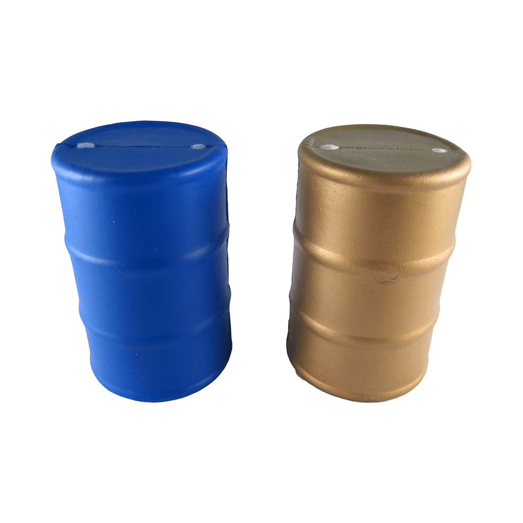 Blue and Gold Stress Oil Drums