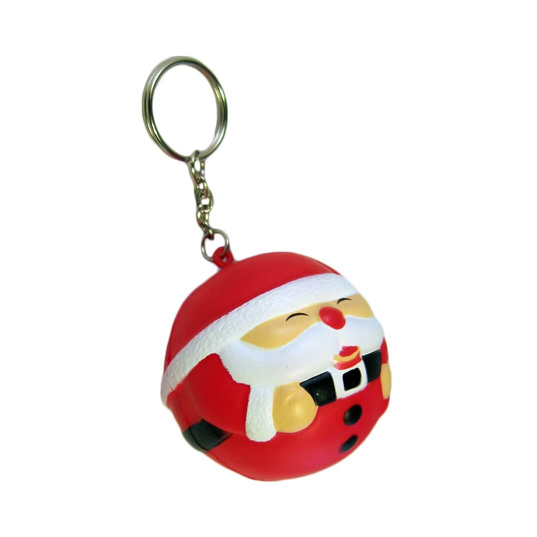 Santa Keyring Back