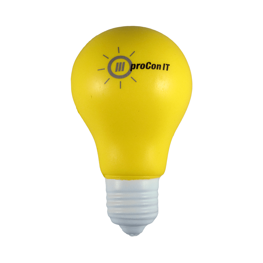 Light Bulb Yellow Front View