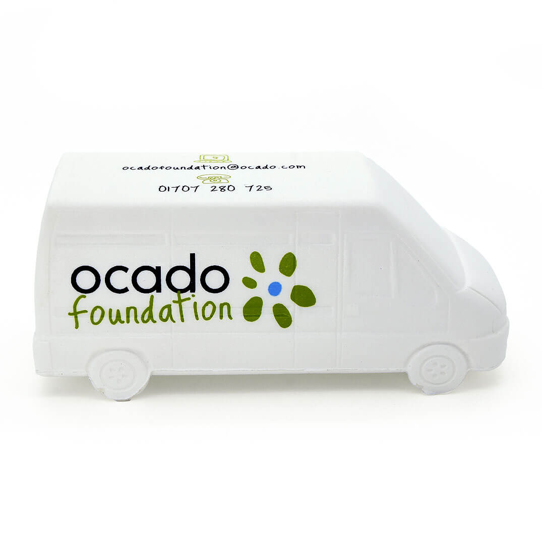 Ocado Printed Stress Van Side