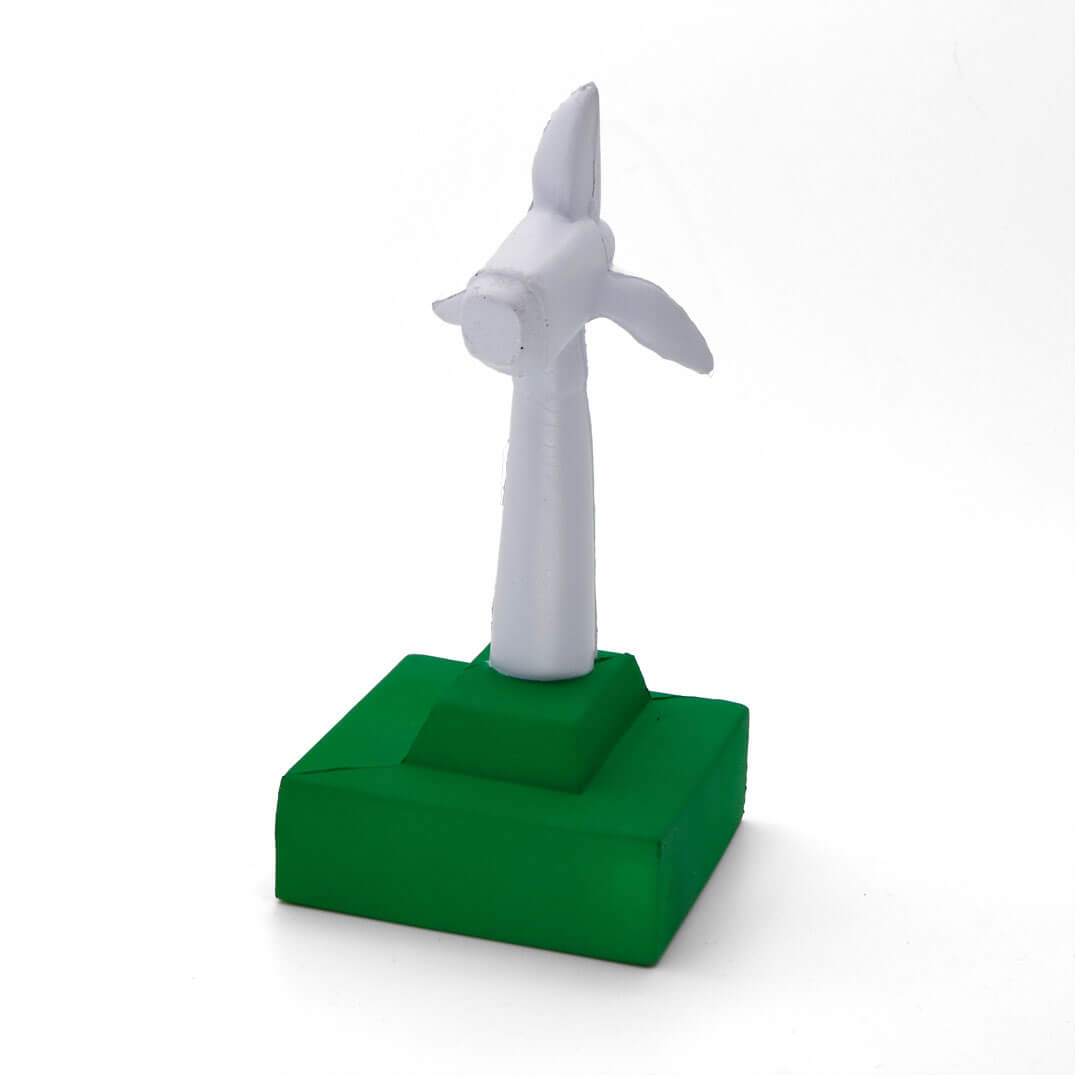 Wind Turbine Stress Ball Rear View