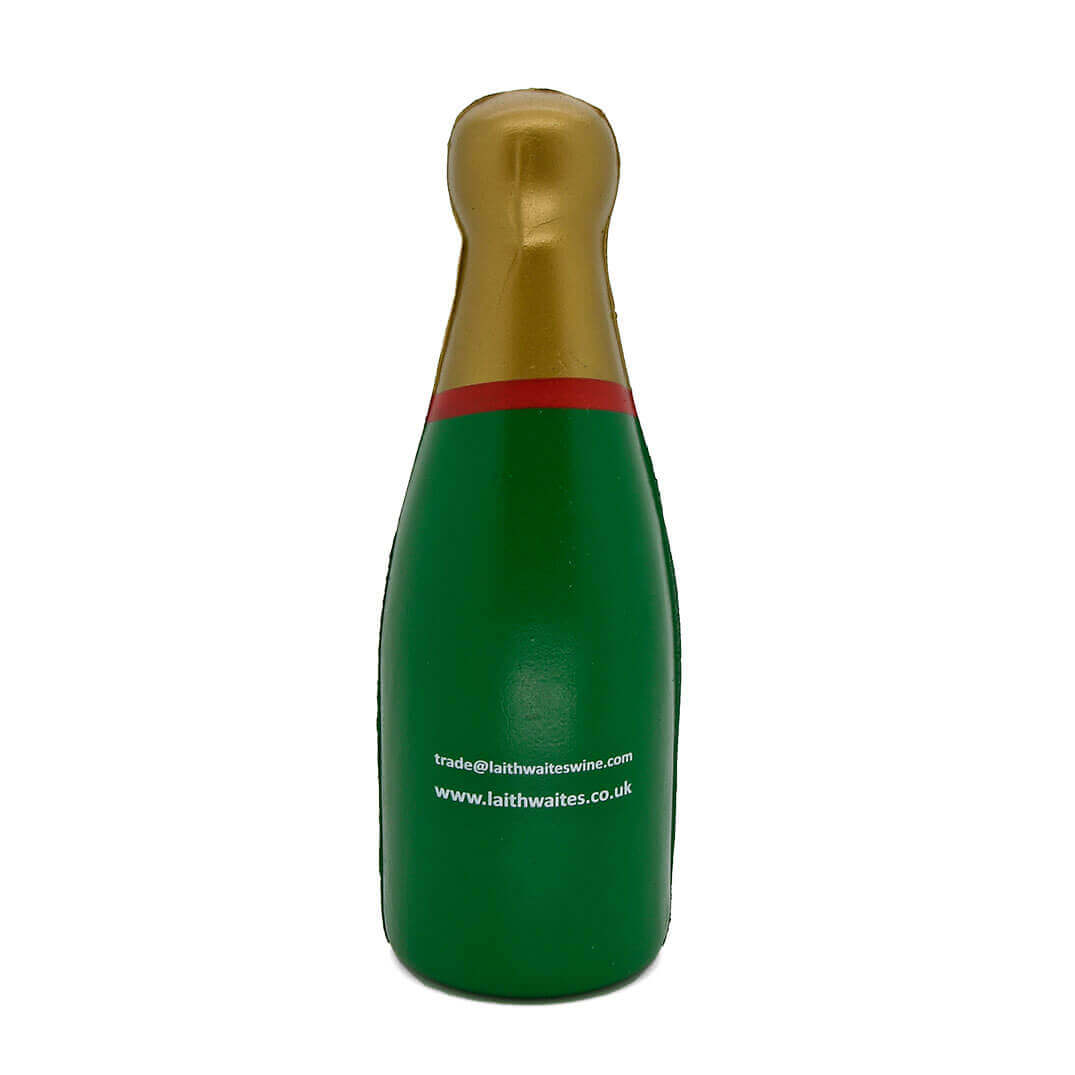 Stress Champagne Bottle Rear View