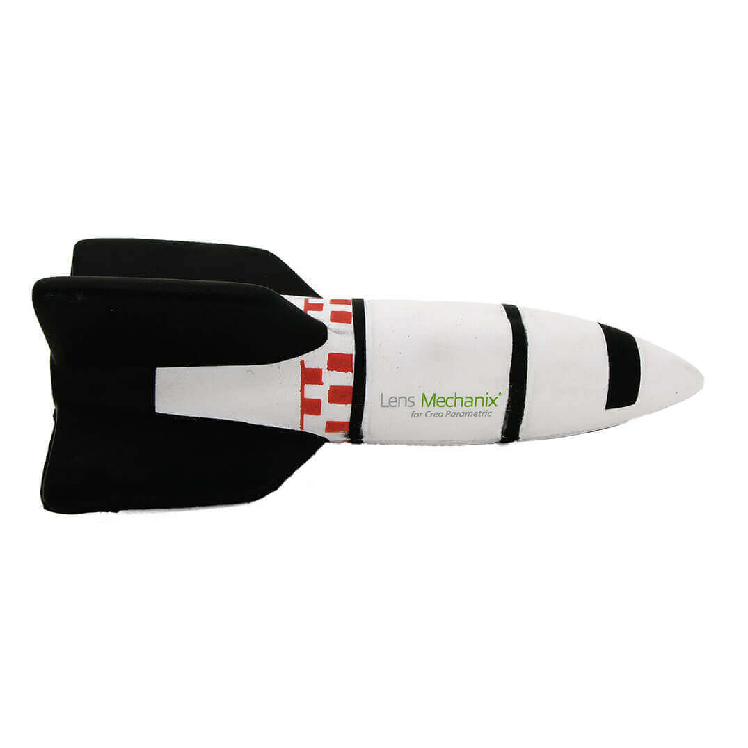 Rocket Stress Ball Side View