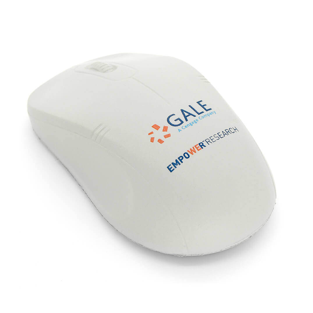 Modern Computer Mouse Stress Ball Rear View