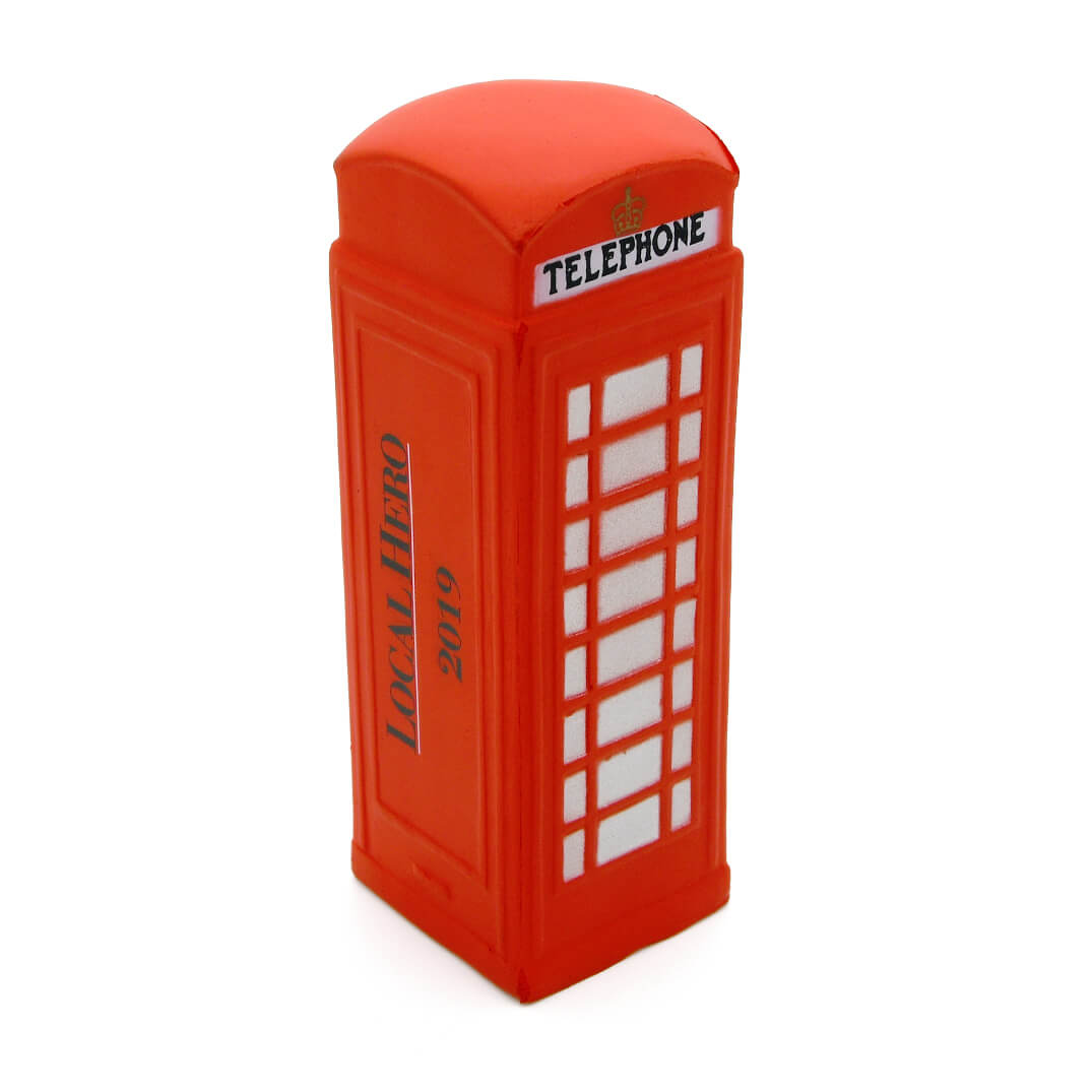 Telephone Box Stress Ball Side View