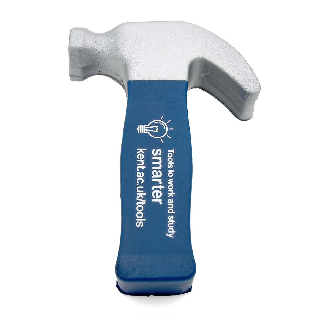 Blue Stress Hammer Front View