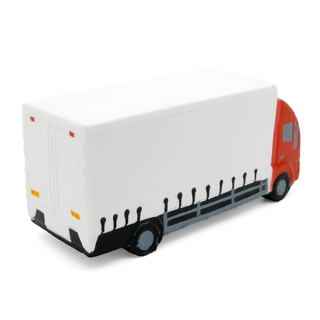 Lorry Stress Ball with Red Cab Rear View