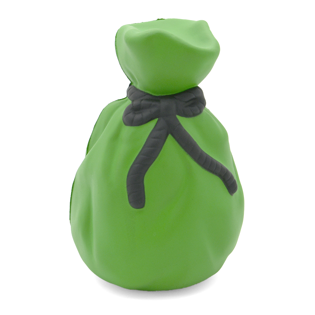 Money Bag Stress Ball Rear View