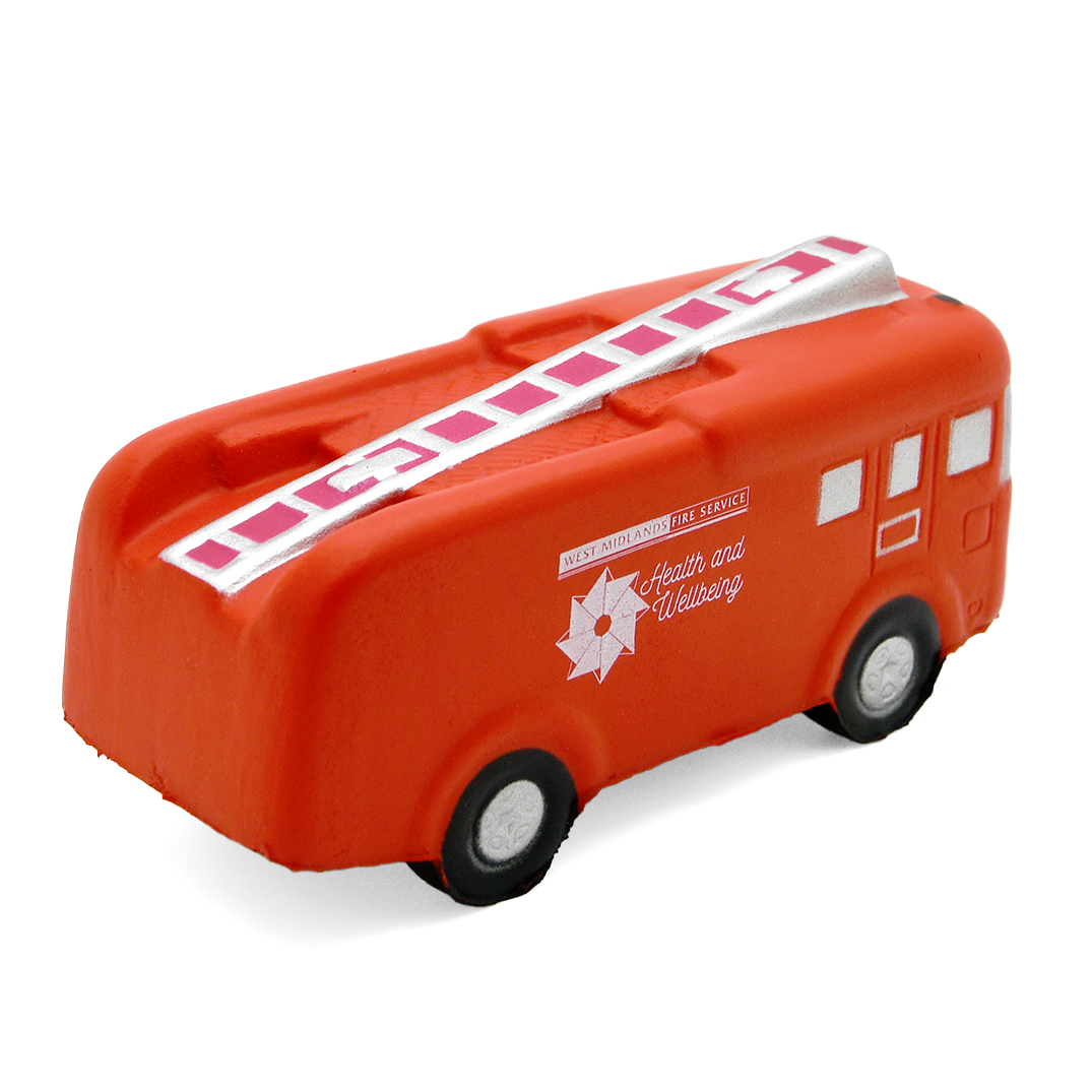 Fire Engine Stress Ball Rear View