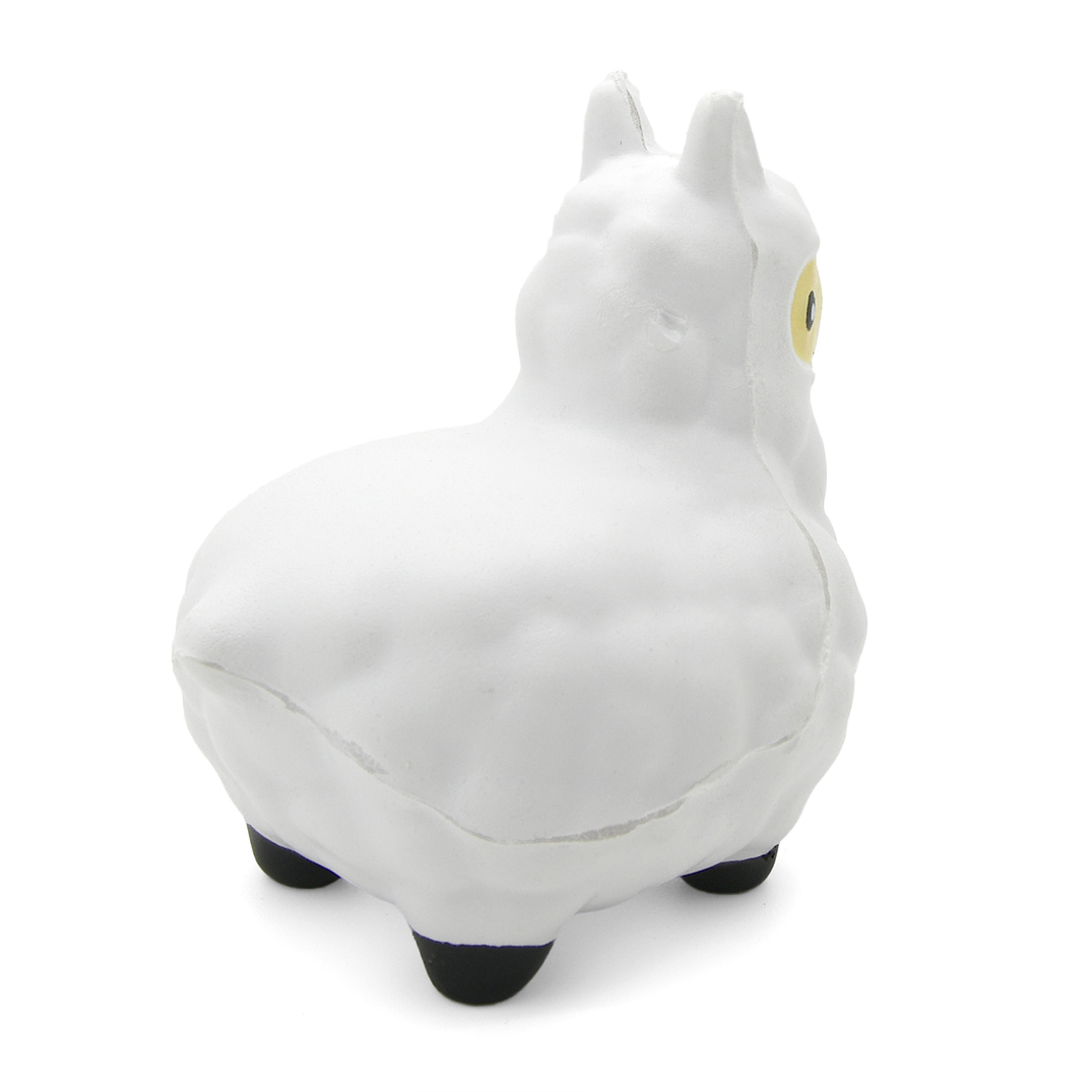 Chunky llama Stress Ball Rear View