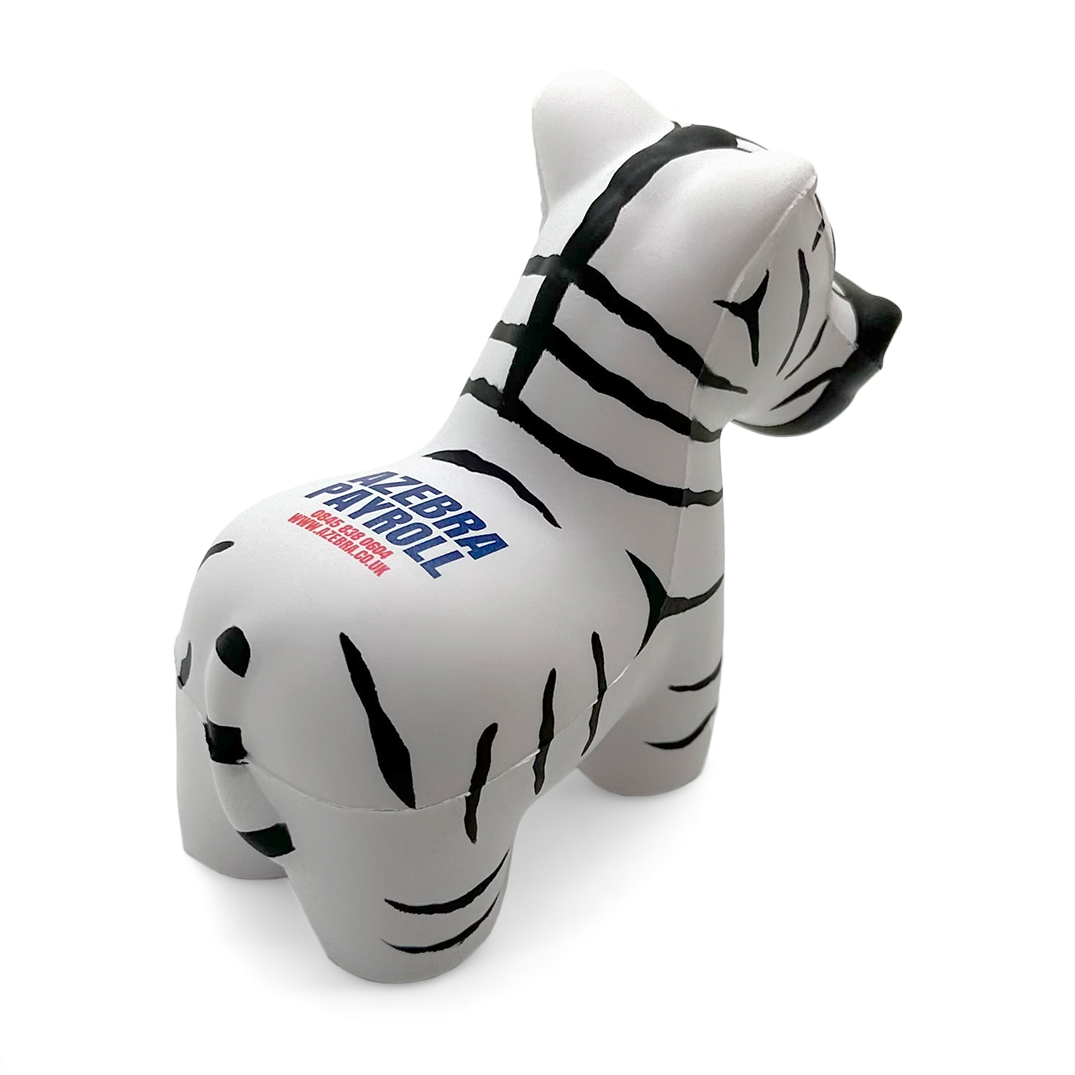 Zebra Stress Ball - Rear View