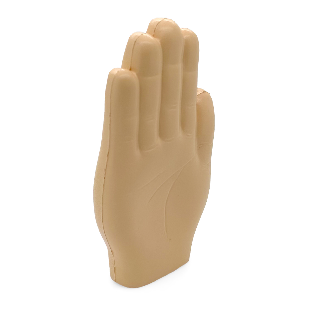 Flat Hand Stress Ball Palm