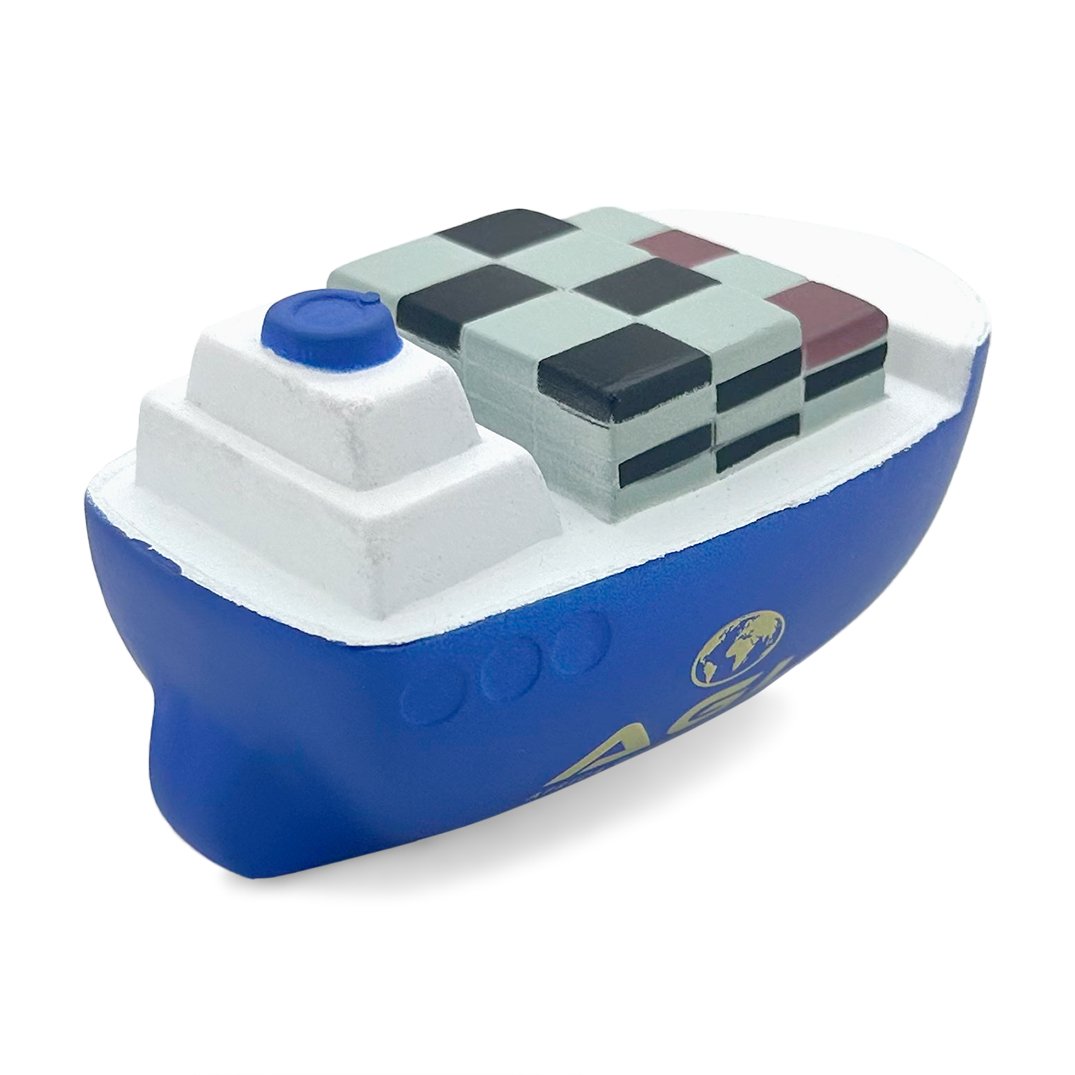 Container Ship Stress Ball Rear Stern View Alternate
