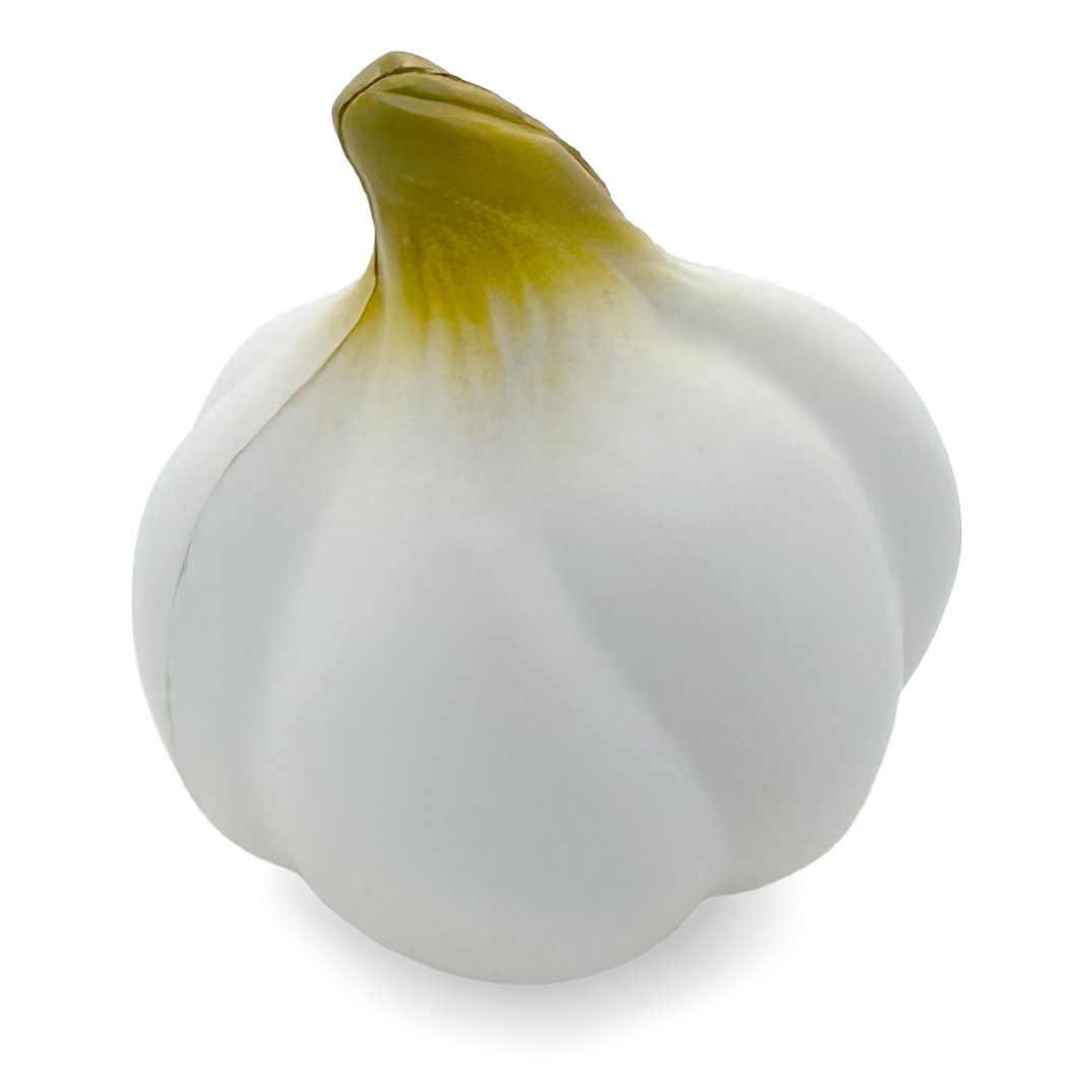 Garlic Stress Ball Rear View