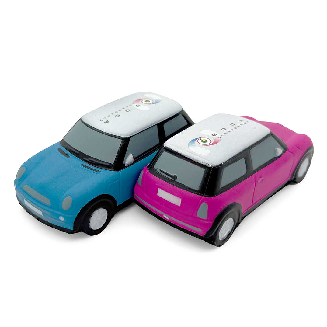 Stress Mini Coopers - Pink and Blue