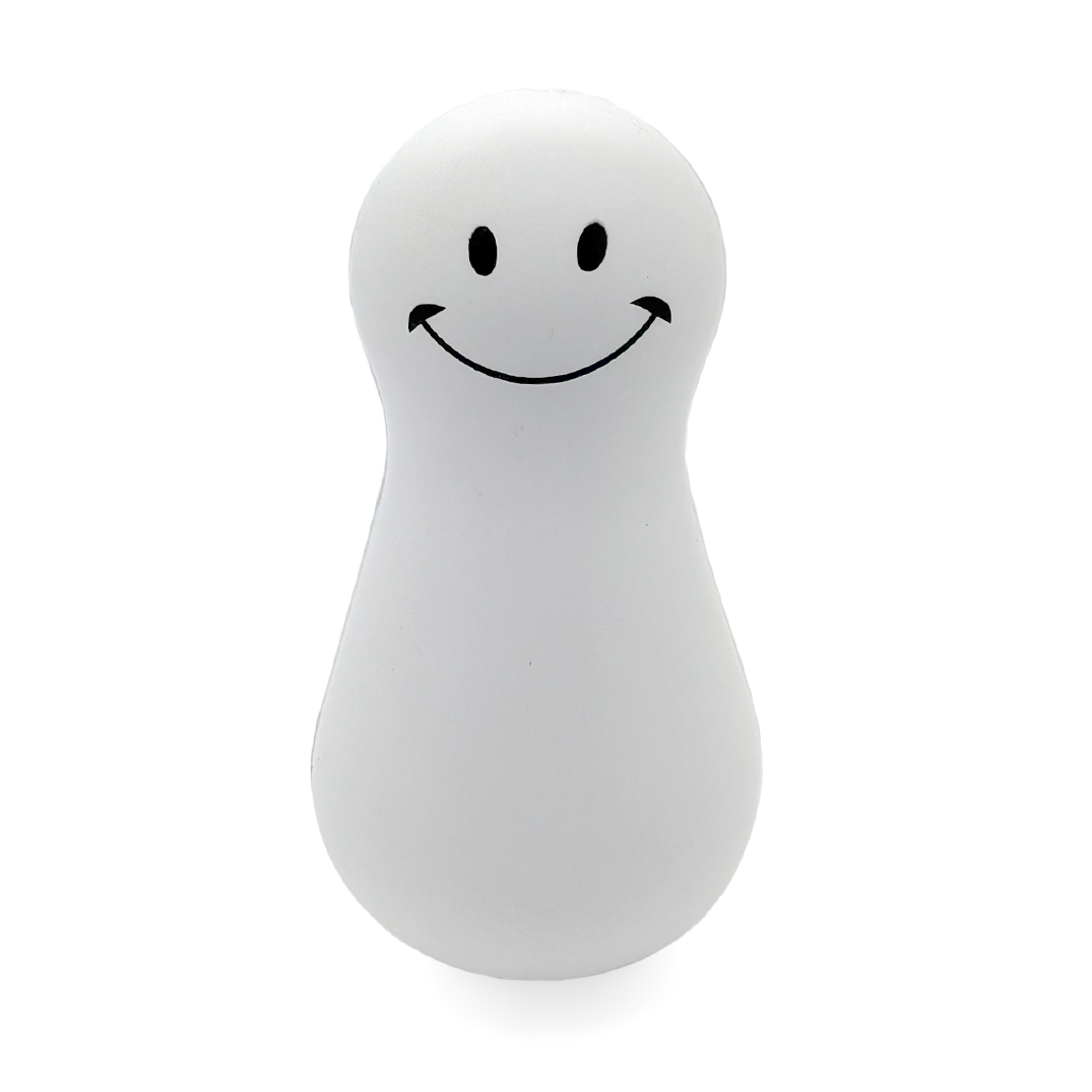 White Wobbler Stress Ball
