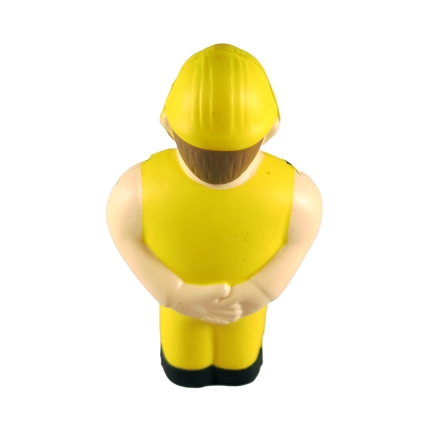 Construction Worker Back View