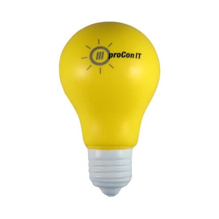 Light Bulb Yellow Front View