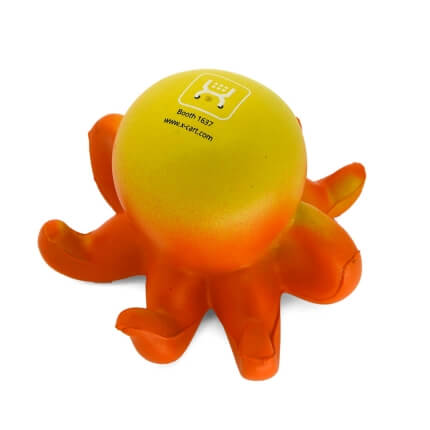 Octopus Stress Ball Alternate Rear View