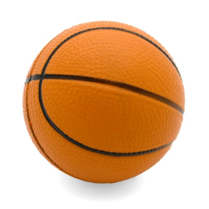 Basketball Stress Ball Rear