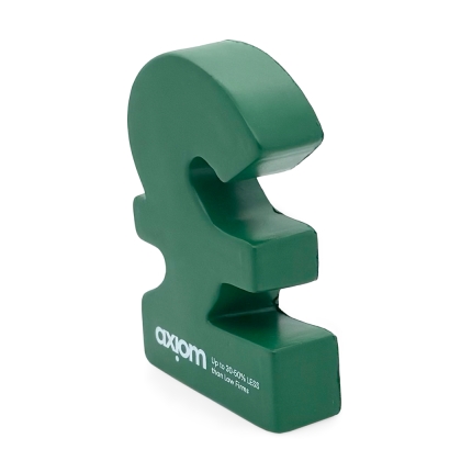 Green Stress Pound Sign Front Side