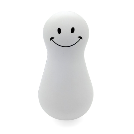 White Wobbler Stress Ball