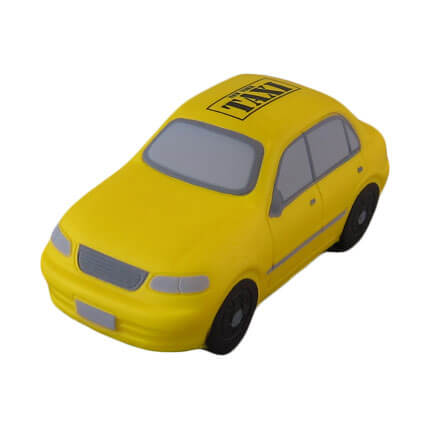 Stress Saloon Car Yellow Taxi