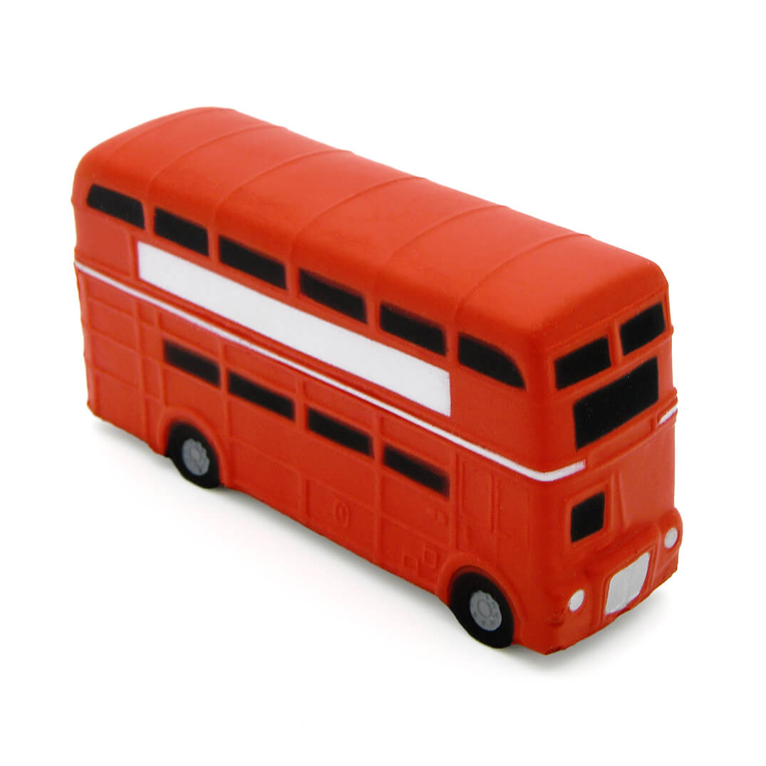 Double Decker London Bus Alternate Side View