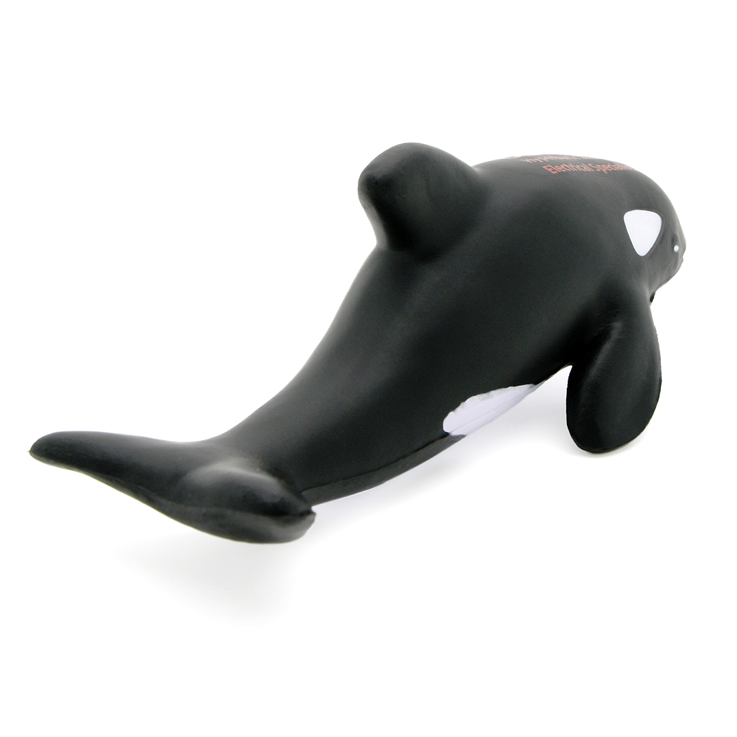 Killer Whale Stress Ball Rear View